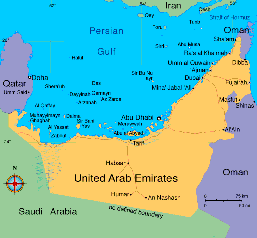 Ajman carte